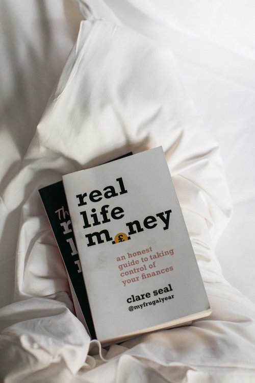 Real Life Money and The Real Life Money journal paperbacks, by Clare Seal